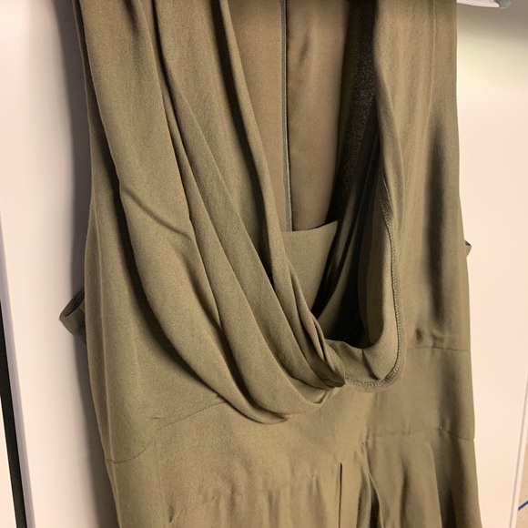 French Connection Olive Green Dress - Picture 5 of 14